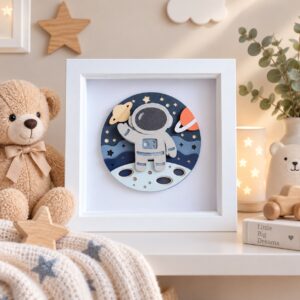 Little Explorer 3D Space Nursery Frame