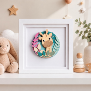 Little Giraffe 3D Nursery Frame